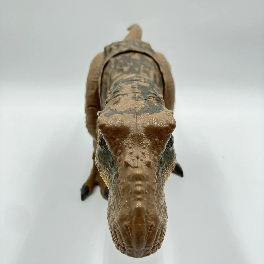 Mattel Jurassic World Thrash N Throw Tyrannosaurus T-Rex Action Figure Toy Roars